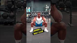 How To Dumbbell Squat Clean [upl. by Enidan]