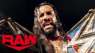 Relive Roman Reigns’ Last Man Standing Match against Brock Lesnar Raw Aug 1 2022 [upl. by Savell]