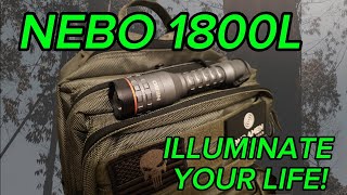 NEBO DAVINCI 1800L🔋FLASHLIGHT POWER BANK COMBO LIGHT AND POWER AT YOUR FINGERTIPS [upl. by Wiltsey]