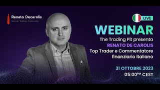 IT  Webinar Italian Top Commentator amp Trader  Renato Decarolis [upl. by Ynoffit689]