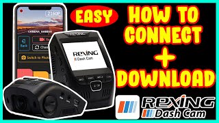 Rexing How to connect to your dashcam and download Videos [upl. by Obeded]