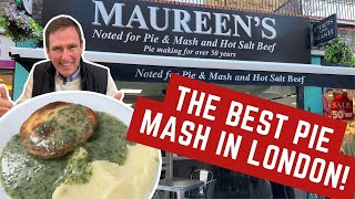 Reviewing the BEST PIE amp MASH SHOP in LONDON INCREDIBLE VALUE [upl. by Margareta]