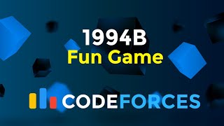 1994B  Fun Game  Codeforces Round 959 Div 1  Div 2  Bitmasks  Codeatic [upl. by Eralcyram]