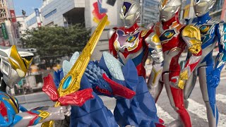 Ultraman DeckerウルトラマンデッカーVSスフィアザウルス [upl. by Sioled]