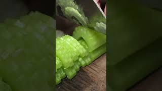 Celery cut into 1 million pieces fyp knife knifesharpening ray knifesharpener rui knives [upl. by Sixele]