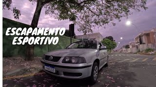 Escapamento Turbinho no Gol G3 10 Som monstro de Mustang [upl. by Jakob490]