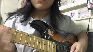 champagne and sunshine  plvtinum tarro electric guitar cover [upl. by Neirda]