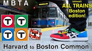 EVERY TRAIN in BOSTON kinda [upl. by Setsero]