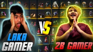 COLLECTION VERSES WITH 2B GAMER😱 COLLECTION KING VS LAKA GAMER😱 [upl. by Sirtemed]