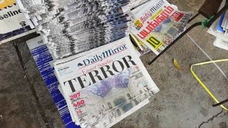 Terror Sri Lankan newspapers front pages after Easter blasts [upl. by Ayra]