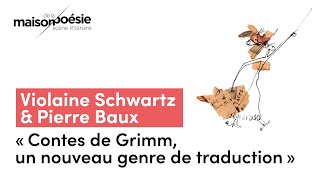 “Contes de Grimm un nouveau genre de traduction” [upl. by Norine]