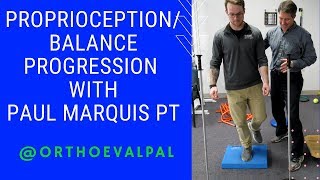 Proprioception and Balance Progression with Ortho Eval Pal [upl. by Pilloff]