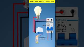 Photocell Switch Connection shorts electricedison [upl. by Hannover23]