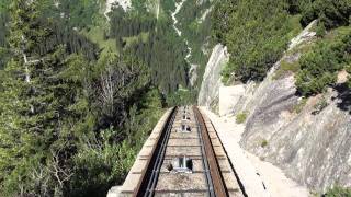 Gelmerbahn decent 720p finished editmpg [upl. by Gerger]