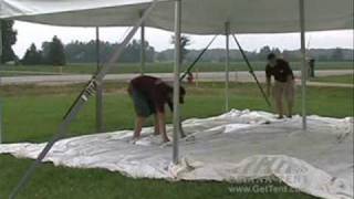 Celina Pole Tent 30 x 30 Installation [upl. by Anuat]