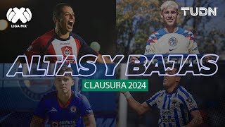 ALTAS Y BAJAS al momento 🔥🇲🇽 El FUTBOL DE ESTUFA del Clausura 2024  TUDN [upl. by Ilek]