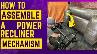 How to Assemble a Power Recliner Mechanism [upl. by Eldridge]