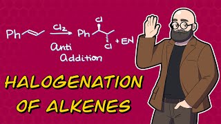 Halogenation of Alkenes  Mechanism  Stereochemistry  Examples [upl. by Redan]