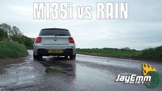 Trying To Review a BMW M135i In The Wet [upl. by Acnaiv]