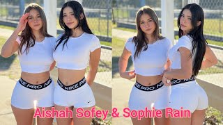 Aishah Sofey amp Sophie Rain Tiktok Recopilación [upl. by Halladba681]