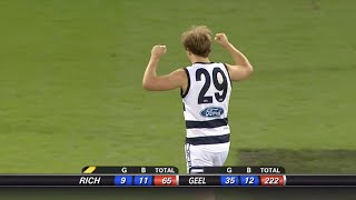 All 35 goals from Geelong in 222point massacre against Richmond  2007  AFL [upl. by Churchill]