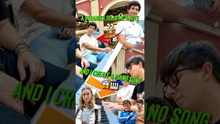 With 3 NOTES this guy created a Piano Song on a Public Piano😱🎹 publicpiano reaction piano [upl. by Anaehs]