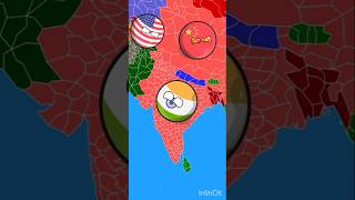 What happened if India and china become one 😱😱 indiacountryball countryballs viral shortsfeed [upl. by Kcam]