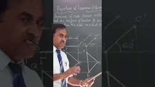 projection of Triangular lamina Engineering Drawing Technical video [upl. by Adila111]