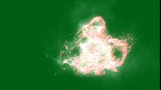 Magic Particles Glow Green Screen [upl. by Baptiste]