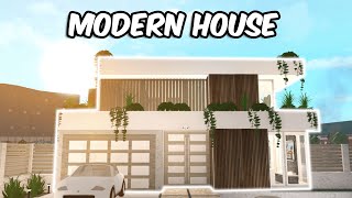 BUILDING A MODERN HOUSE IN BLOXBURG [upl. by Keating]