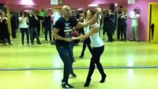 Salsa en linea avanzadoSergio y Noelia [upl. by Emarie]