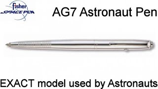 Original Astronaut Pen review  Fisher Space Pen AG7 [upl. by Halivah937]