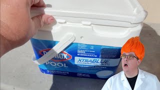 How to Keep a Pool Clean  Clorox PoolampSpa XtraBlue 3quot Long Lasting Chlorinating Tablets 25 lb [upl. by Naleek]