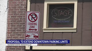 Proposal to extend downtown parking limits [upl. by Ehudd]