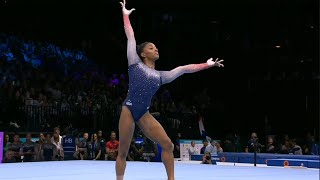 15166 Simone Biles Floor Exercise TF 2023 WAG World Championships [upl. by Ardnossac]