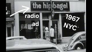 THE HIP BAGEL NYC 1967 Greenwich Village radio ad [upl. by Amory]