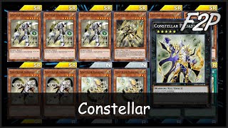 CONSTELLAR  F2PP2W Deck Analysis amp Testing YuGiOh Duel Links [upl. by Neeliak]