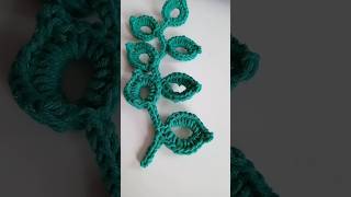 Folha de crochê diy crochet [upl. by Adiari336]