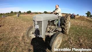 1950 Ferguson TED20 21 Litre 4Cyl Petrol  TVO Tractor 26 HP with Ferguson Plough [upl. by Oimetra]