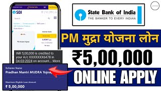 State Bank Of India Mudra Loan Apply Online  SBI Mudra Loan Apply 2024  Mudra Loan [upl. by Soirtimid]