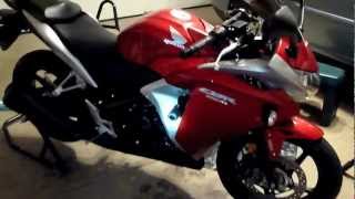 Honda CBR250r How to Install Yoshimura Sliders [upl. by Doersten]