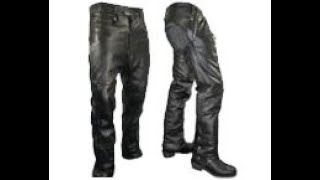 Leather Motorcycle Pants [upl. by Philcox]