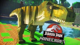 JPOG IN MINECRAFT Jurassic Park Operation Genesis Minecraft Map Tour [upl. by Murial]