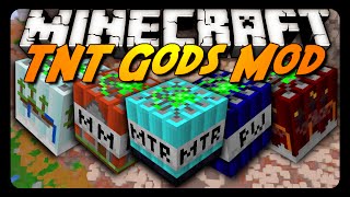 Minecraft THE TNT GODS MOD Too Much TNT [upl. by Balfour453]