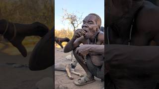 This is So delicious and nutritious food cooked by bushmen middle of forest 😋‼️😲hadzabetribe food [upl. by Llehcram250]