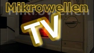 Mikrowellen GefährlichPflanzenBlumentopf Experiment aufbau amp erklärung Doku Mikrowellen TV [upl. by Kinny]