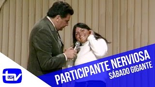 La participante más nerviosa de todas  Sábado Gigante [upl. by Nylecoj]