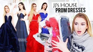 TRYING JJsHOUSE PROM DRESSES [upl. by Ihpen329]