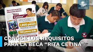 ¿Cómo y cuándo comienza el registro para la Beca universal “Rita Cetina” [upl. by Llenrep]