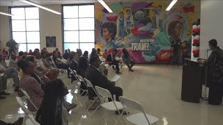 Final Memphis 13 mural unveiled at Gordon Achievement Academy [upl. by Farman]